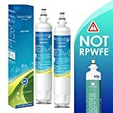 Filtro dell'acqua per frigorifero certificato Waterdrop NSF 53 e 42, compatibile con GE RPWF (non RPWFE), avanzato, confezione da 2
