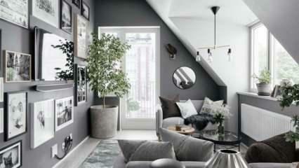 Come viene utilizzato il colore grigio nella decorazione della casa?