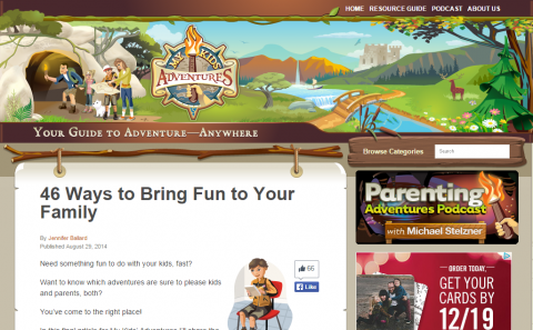 My Kids 'Adventures è stato lanciato nel 2013. 