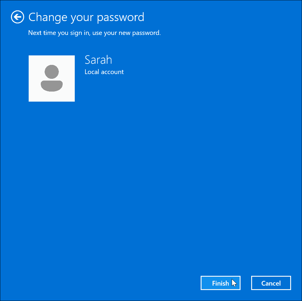 Rimuovi la tua password su Windows 11