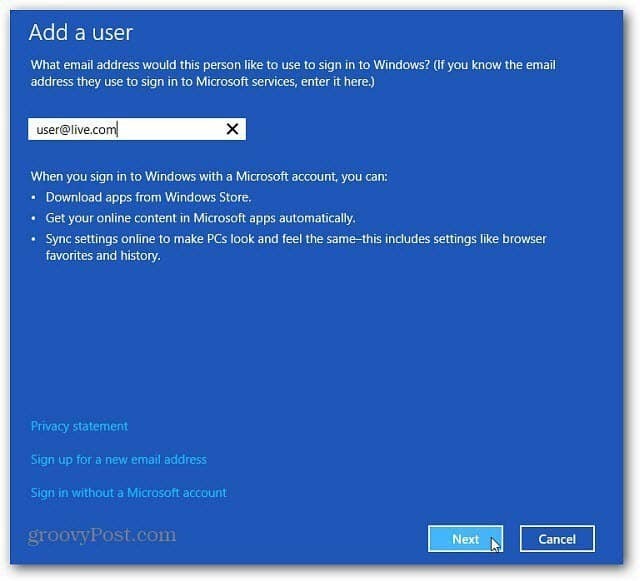 Come aggiungere e gestire nuovi utenti in Windows 8