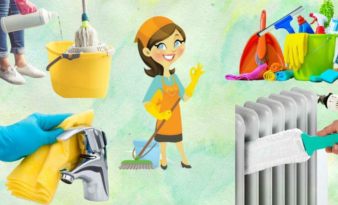 Come fare una pulizia semestrale della casa? Dove iniziare la pulizia del semestre?