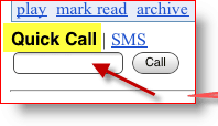 Chiamata rapida di Google Voice Mobile