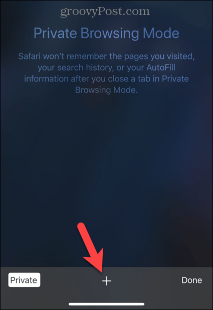 Tocca l'icona più in Safari su iOS