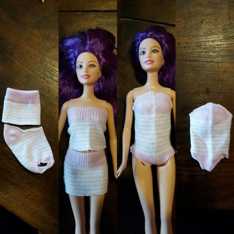 Come cucire i vestiti per le bambole Barbie? Cucitura semplice e pratica di abiti per bambini