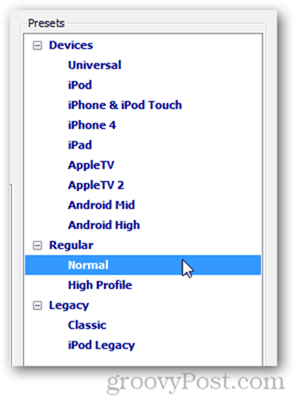 impostazioni predefinite freno a mano iphone ipod ios android apple tv universale normale ipod legacy classico alto profilo freno a mano rip dvd