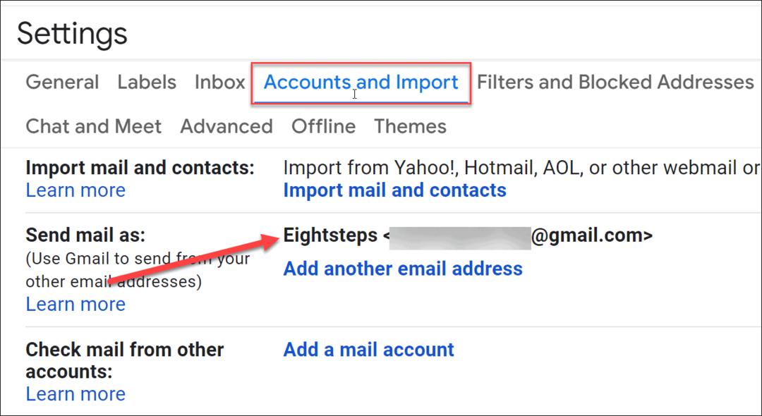 nuovo nome visualizzato gmail