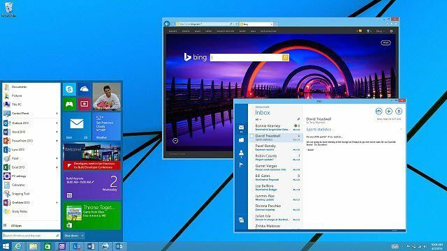 Menu Start Torna alla fine a Windows 8.1