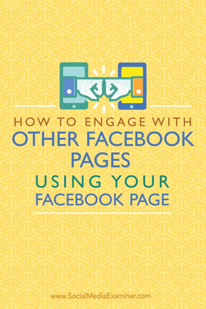 impegnarsi sulle pagine facebook con la tua pagina