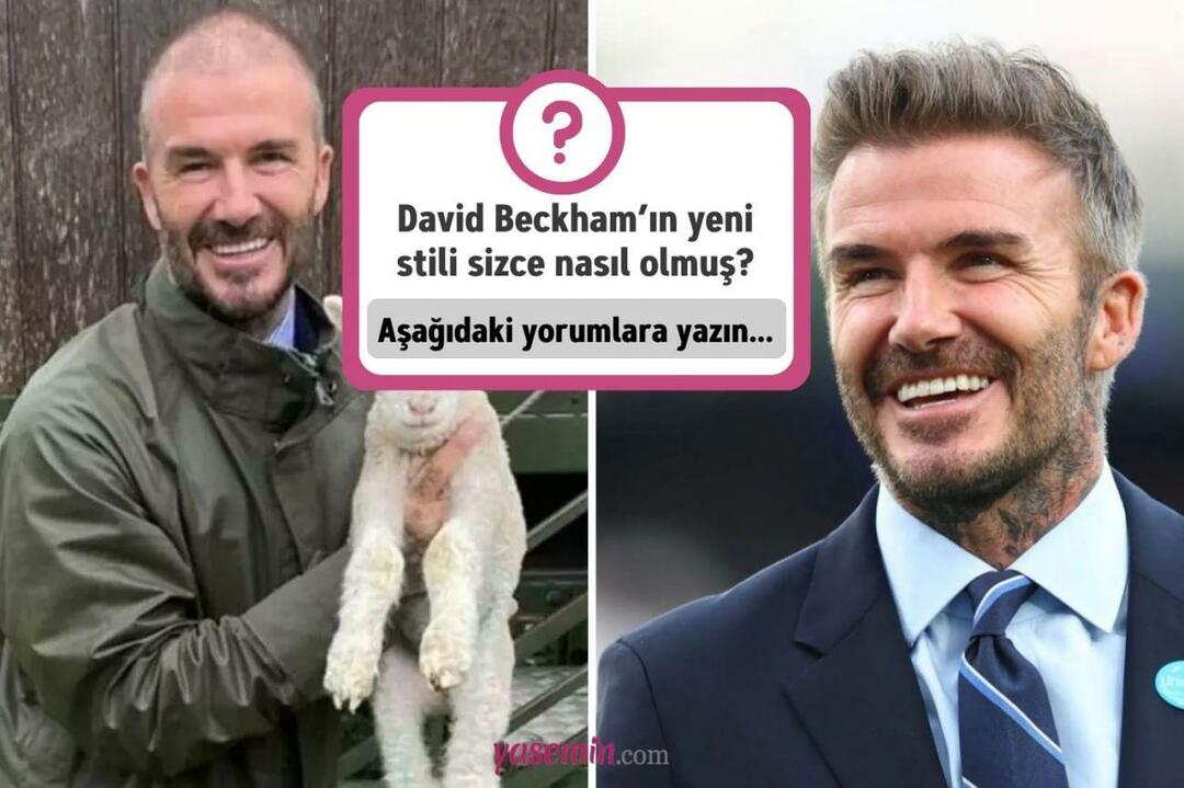 Cosa ne pensi della trasformazione di David Beckham?