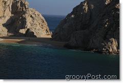 Spiaggia degli amanti delle scogliere e delle spiagge di Cabo San Lucas Messico