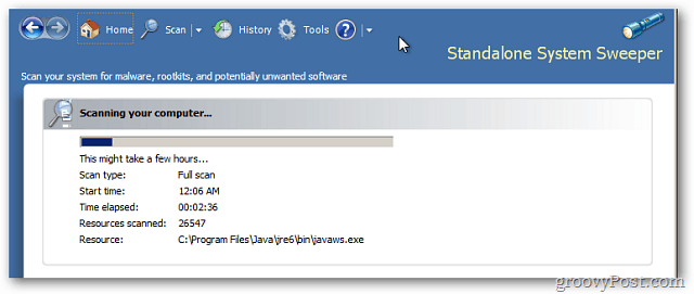 Microsoft Standalone System Sweeper è un analizzatore di rootkit per Windows
