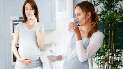 Benefici dell'acqua potabile per le donne incinte! Quanta acqua dovrebbe essere consumata al giorno durante la gravidanza? 