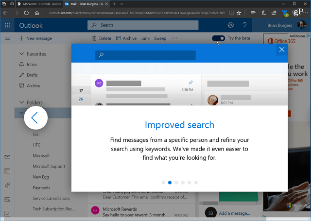 Come accedere subito alla beta di Outlook.com di Microsoft