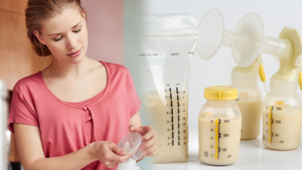 Come viene conservato il latte materno senza rovinarlo? Come usare il latte dal latte? Durante il riscaldamento del latte ...