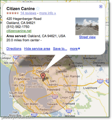 come aggiungere la tua attività alle aree di servizio di Google Maps