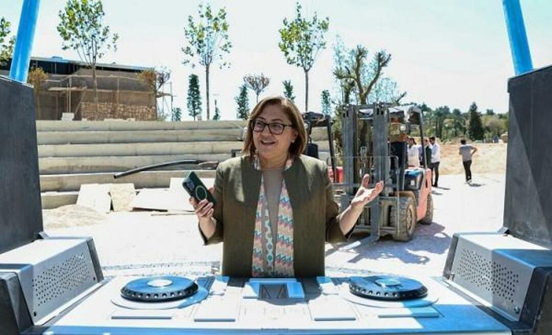 Fatma Şahin ha annunciato il nuovo Festival Park di Gaziantep in questo modo: "Se vuoi, puoi progettarlo tu stesso..."