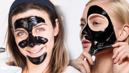Quali sono i vantaggi di una maschera nera? Come viene applicata una maschera nera sulla pelle?