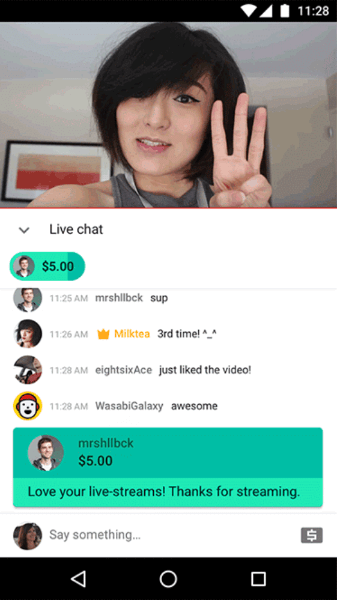 YouTube ha introdotto Superchat, il suo ultimo strumento per consentire a fan e creator di entrare in contatto tra loro durante i live streaming.