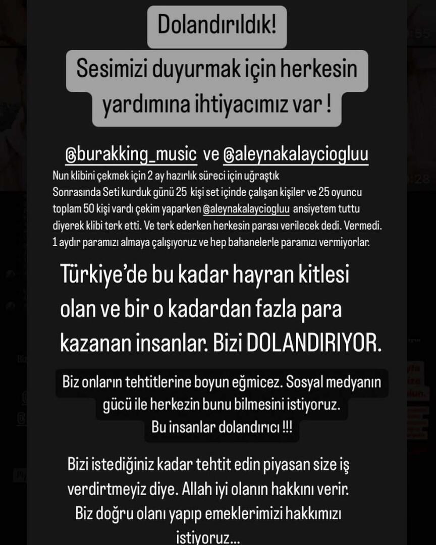 Accuse di frode contro Burak King e Aleyna Kalaycıoğlu