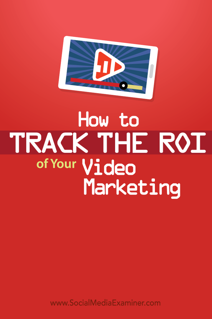 Come monitorare il ROI del tuo video marketing: Social Media Examiner