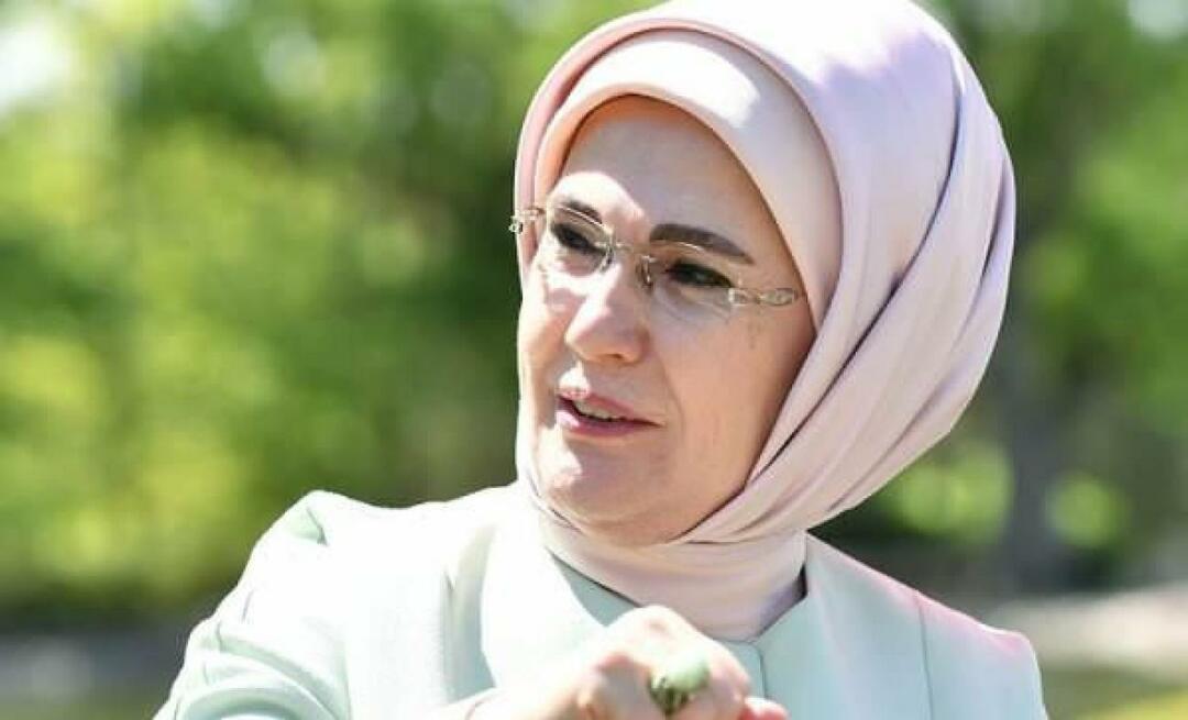 Condivisione della "Giornata nazionale del rimboschimento" di Emine Erdoğan!
