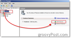 Come aggiungere funzionalità a Windows Server 2008