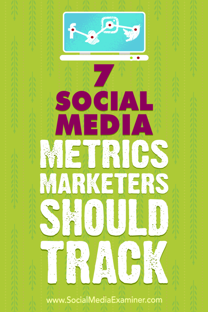 7 metriche dei social media che gli esperti di marketing dovrebbero tenere traccia di Sweta Patel su Social Media Examiner.