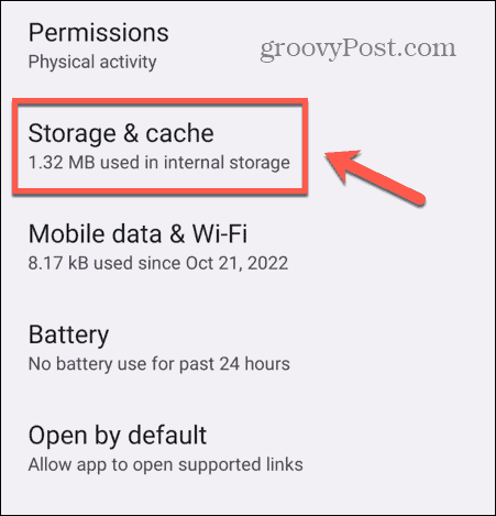 memoria e cache Android