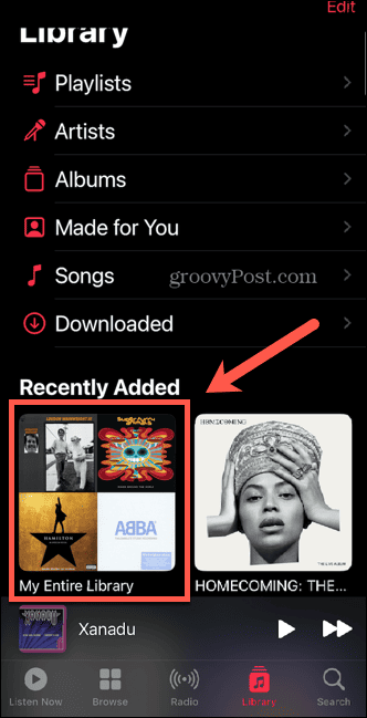 Apple Music ha aggiunto playlist di recente