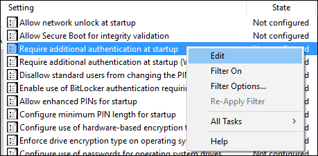 Soluzione alternativa BitLocker 3