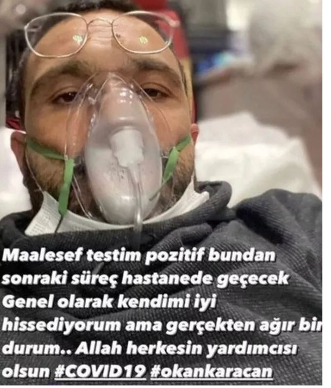Ci sono notizie da Okan Karacan, che ha contratto il coronavirus! In lacrime in ospedale ...