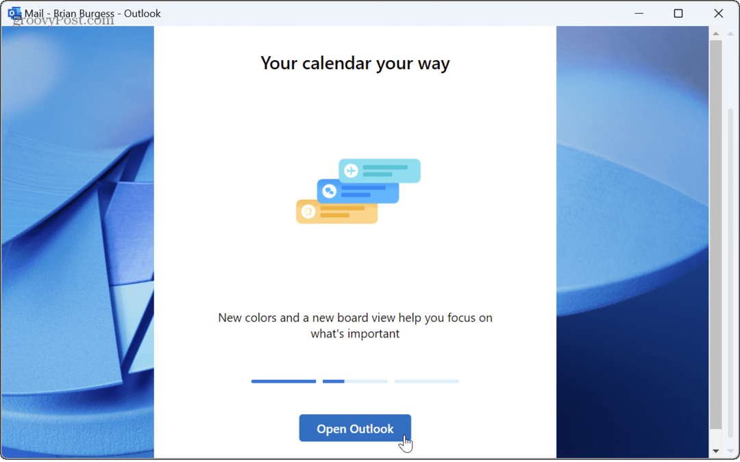 Cambia il nuovo tema dell'app di Outlook