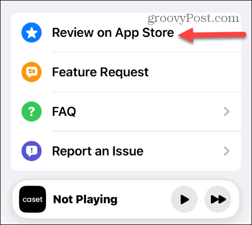Impedisci alle app su iPhone di chiedere recensioni