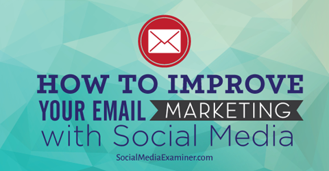 migliorare l'email marketing con i social media