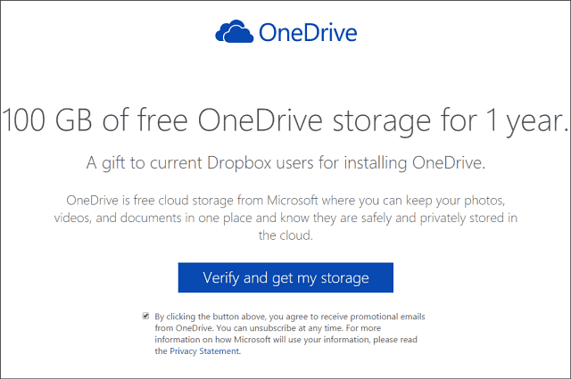 100 GB di spazio di archiviazione gratuito OneDrive per due anni (aggiornato)