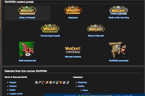 wiki di world of warcraft