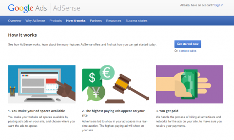 Google AdSense può darti un'idea del valore di ogni posizionamento sul tuo sito. 