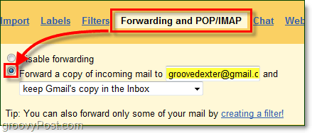 inoltra la posta dalla casella spam proxy permanente al tuo vero indirizzo e-mail senza rischiare la tua privacy.