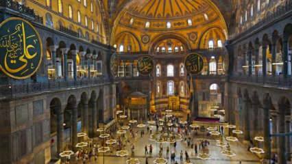 Era la prima volta nella storia di Hagia Sophia! Azan sembra incombere nella moschea dopo 89 anni