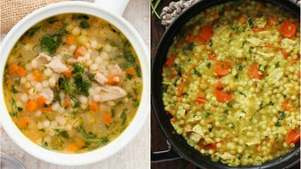Ricetta deliziosa zuppa di couscous
