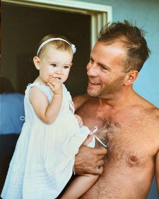 Bruce Willis e sua figlia Rumer Willis