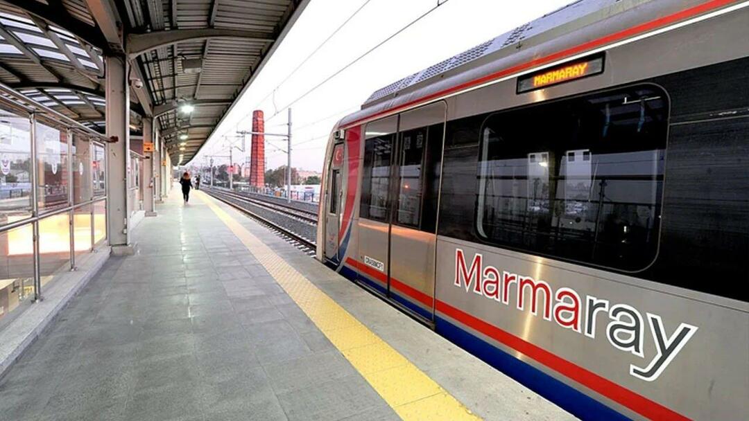 Dettagli sui tempi dei viaggi di Marmaray