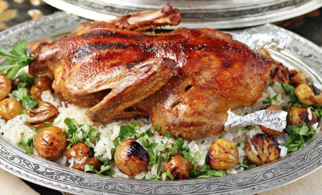 Come fare il riso ripieno di carne d'oca? Il gusto delizioso del Ramadan, ricetta di carne d'oca e riso ripieno