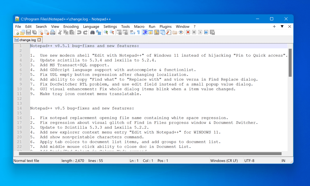 Come rendere Notepad++ l'editor di testo predefinito in Windows 11