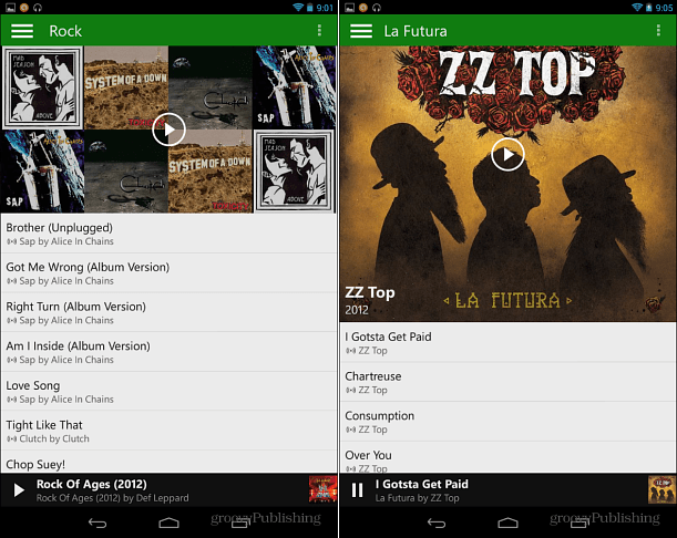 Xbox Music su Android