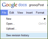 Strumento di cronologia delle revisioni di Google aggiornato oggi