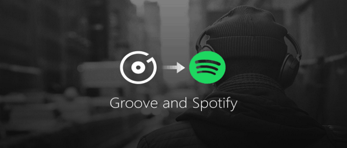 Microsoft Groove Music su Spotify