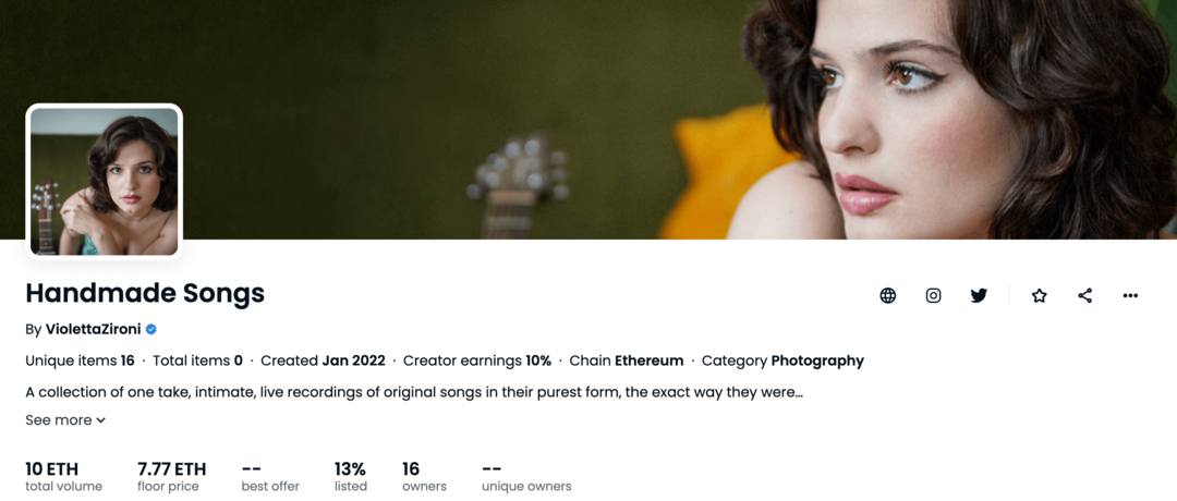 Musica e NFT: la strategia di lancio di Violetta Zironi: Social Media Examiner