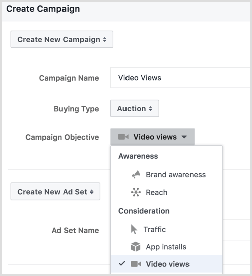 Facebook crea una campagna pubblicitaria in Power Editor